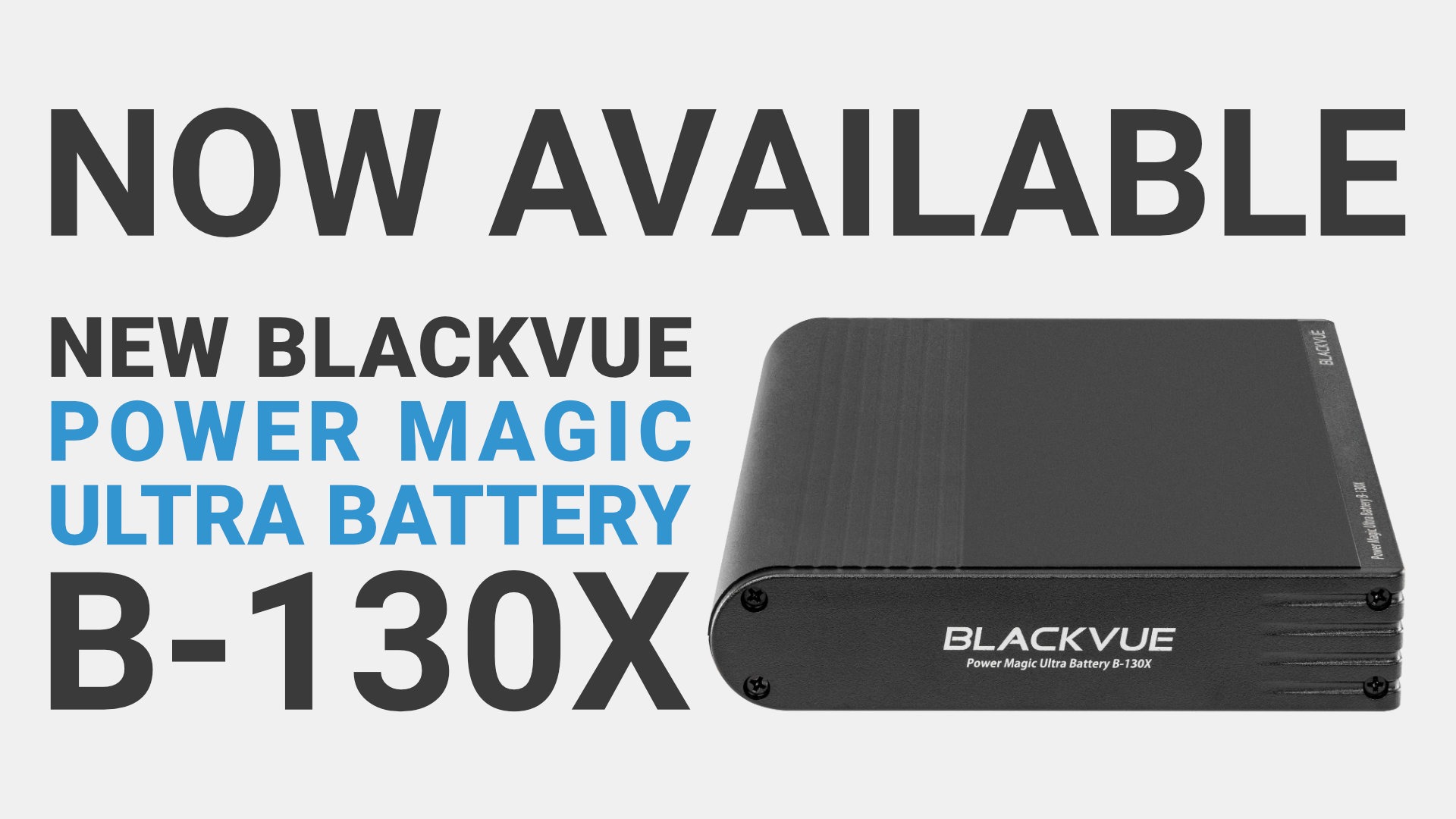 BlackVue Power Magic Ultra Battery B-130X Now Available